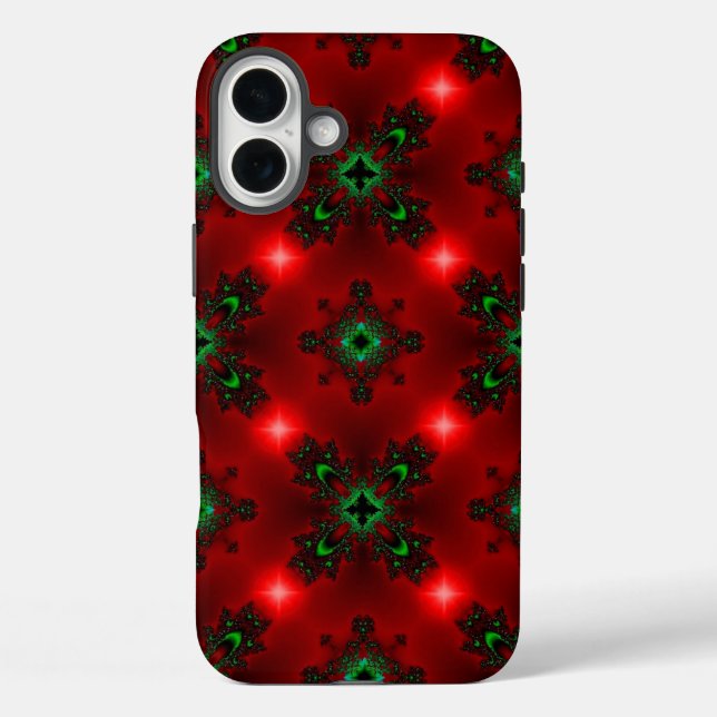Funda iPhone 16 Plus Navidades Artdeco Retro Style (Reverso )