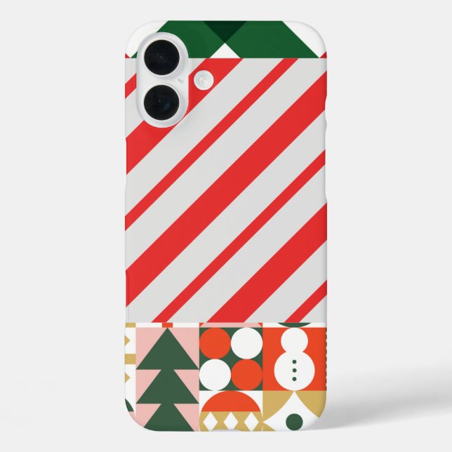Funda iPhone 16 Plus Navidades festivos (Reverso )