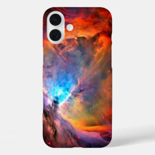 Funda iPhone 16 Plus Nebulosa de Orión Galaxia Espacial alto contraste