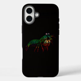 Funda iPhone 16 Plus Negro 4 Luxe iPhone 16 Plus, Gamba de Mantis