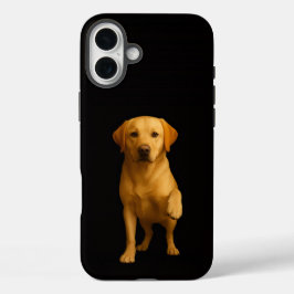 Funda iPhone 16 Plus Negro 4 Luxe iPhone 16 Plus, Labrador Tierno