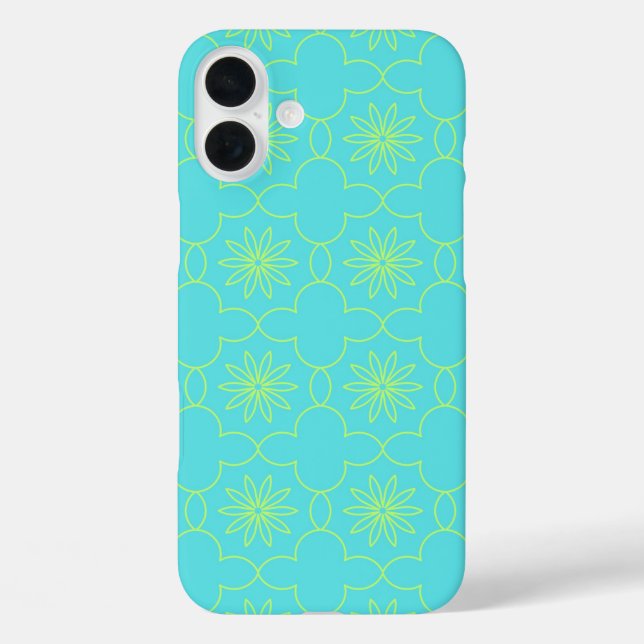 Funda iPhone 16 Plus Neon Flora (Reverso )