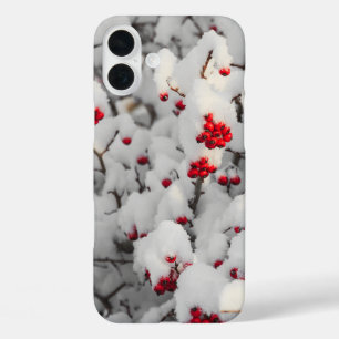 Funda iPhone 16 Plus Nieve brillante negra y blanca