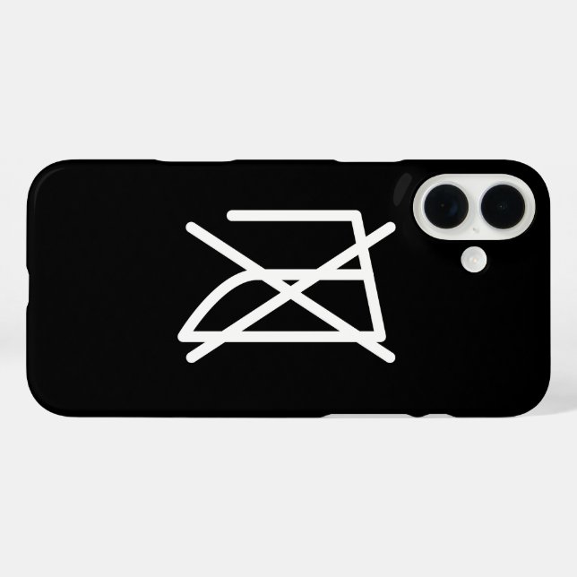 FUNDA iPhone 16 PLUS ¡NO HIERRO! (Reverso  (Horizontal))