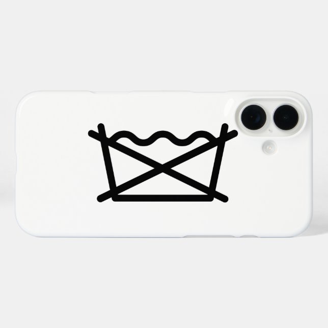 FUNDA iPhone 16 PLUS ¡NO LAVES! (Reverso  (Horizontal))