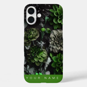 Funda iPhone 16 Plus Noir Garden Green