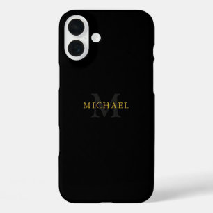 Funda iPhone 16 Plus Nombre de personalizable e inicial