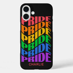 Funda iPhone 16 Plus Nombre Personalizado Orgullo