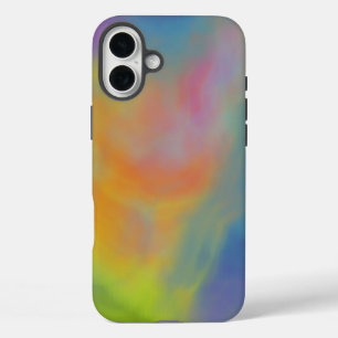 Funda iPhone 16 Plus Nubes de remolino coloridas