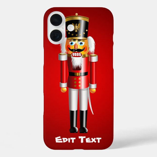 Funda iPhone 16 Plus Nutcracker de Xmas (Reverso )
