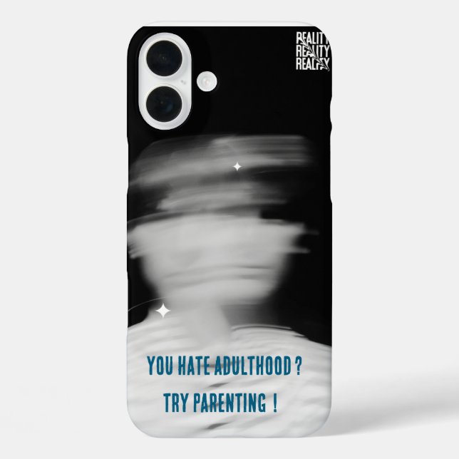 Funda iPhone 16 Plus ¿Odias a Adultos? Intentar criar (Reverso )