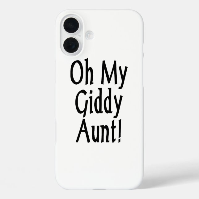 Funda iPhone 16 Plus ¡Oh, Mi Tía Giddy! (Reverso )