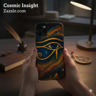 Funda iPhone 16 Plus Ojo Antiguo de la Mistique Cósmica de Horus