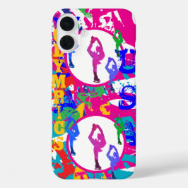 FUNDA iPhone 16 PLUS OLYMPIC SKATING