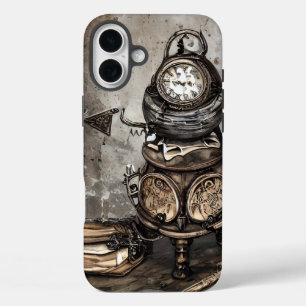 Funda iPhone 16 Plus Ornate Steampunk Cauldron   Libros de ortografía y