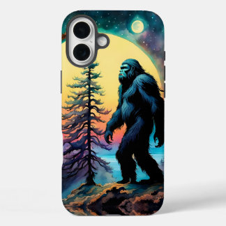 Funda iPhone 16 Plus Paisaje de Squatchin' Colorous Sasquatch