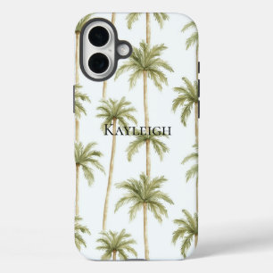 Funda iPhone 16 Plus Palmeras Tropicales