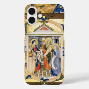FUNDA iPhone 16 PLUS PARQUE DE NAVIDADES DE NATIVIDAD ANTIGUA FLORAL