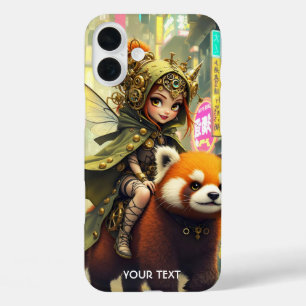 Funda iPhone 16 Plus Paseo de Panda Salvaje Fantasía Lindo