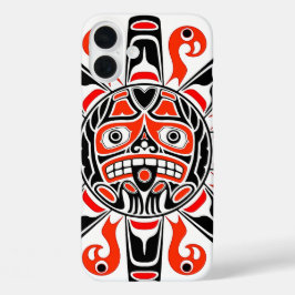 Funda iPhone 16 Plus Patrimonio cultural de la tribu Haida sun Tlingit