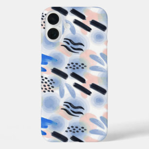 Funda iPhone 16 Plus Patrón de acuarela vivo y lindo de pintura abstrac