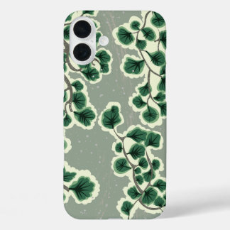 Funda iPhone 16 Plus Patrón de árbol Bonsai