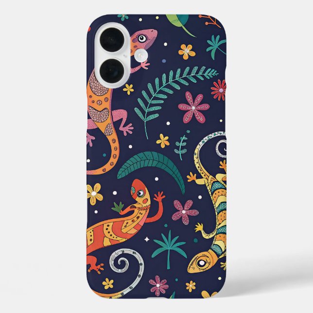 FUNDA iPhone 16 PLUS PATRON DE GECKOS (Reverso )