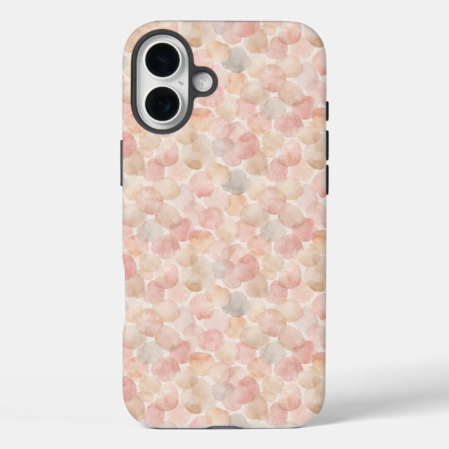 Funda iPhone 16 Plus Patrón de mancha de acuarela (Reverso )