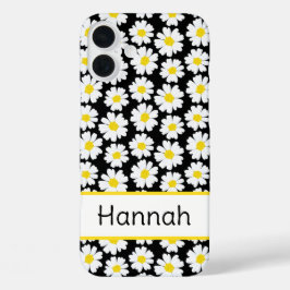 Funda iPhone 16 Plus Patrón de margarita de moda