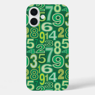 Funda iPhone 16 Plus Patrón de número