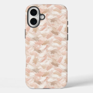 Funda iPhone 16 Plus Patrón de trazo de pincel abstracto