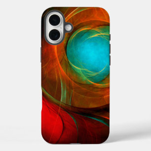 Funda iPhone 16 Plus Patrón Guay de Bella Artes de resumen moderno de o