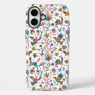 Funda iPhone 16 Plus Patrón luminoso estilo otomano mexicano