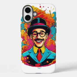 Funda iPhone 16 Plus Pee Wee Herman Laughing iPhone 16 Plus Tough Desig