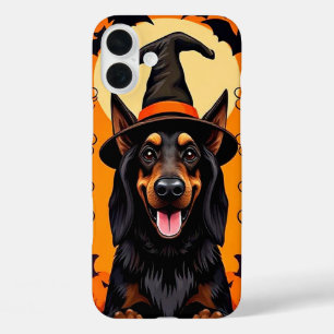 Funda iPhone 16 Plus Perrito lindo de Halloween
