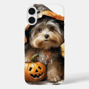 FUNDA iPhone 16 PLUS PERRO ADORABLE DE HALLOWEB CON BOMBA