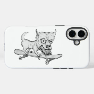 Funda iPhone 16 Plus Perro Zombie, mi pequeño perro encantador en monop