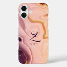 Personalizable de acuarela Purpurina violeta rosad