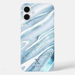 Funda iPhone 16 Plus Personalizable de Mármol Tosca Verde