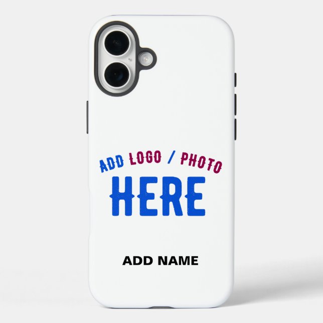FUNDA iPhone 16 PLUS PERSONALIZABLE MODERNO ESTILO BLANCO VERIFICADO MA (Reverso )