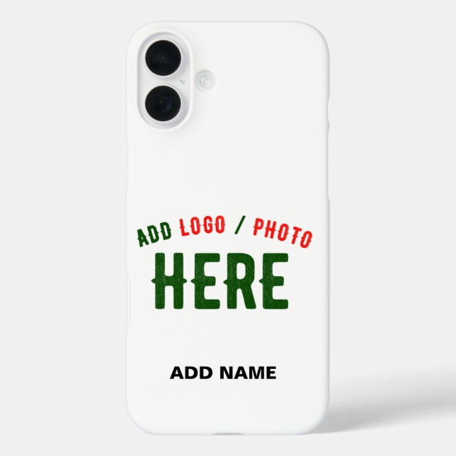 FUNDA iPhone 16 PLUS PERSONALIZABLE MODERNO ESTILO BLANCO VERIFICADO MA (Reverso )