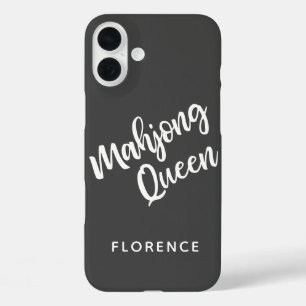 Funda iPhone 16 Plus Personalizada la Reina Mahjong