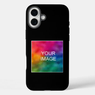 Funda iPhone 16 Plus Personalizado Elegante Moderno, plantilla sencilla