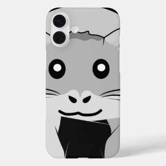 Funda iPhone 16 Plus Personalizado Hamster Scarfed Joy