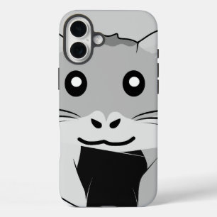 Funda iPhone 16 Plus Personalizado Hamster Scarfed Joy