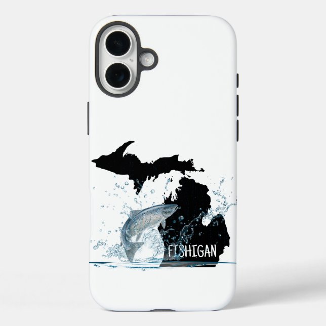 Funda iPhone 16 Plus Pesca En Michigan (Reverso )