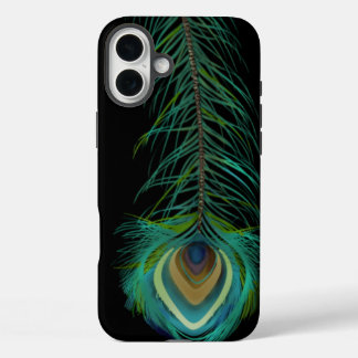 Funda iPhone 16 Plus Pescado de pavo real que elija color de fondo
