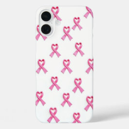 Funda iPhone 16 Plus Pink Ribbon