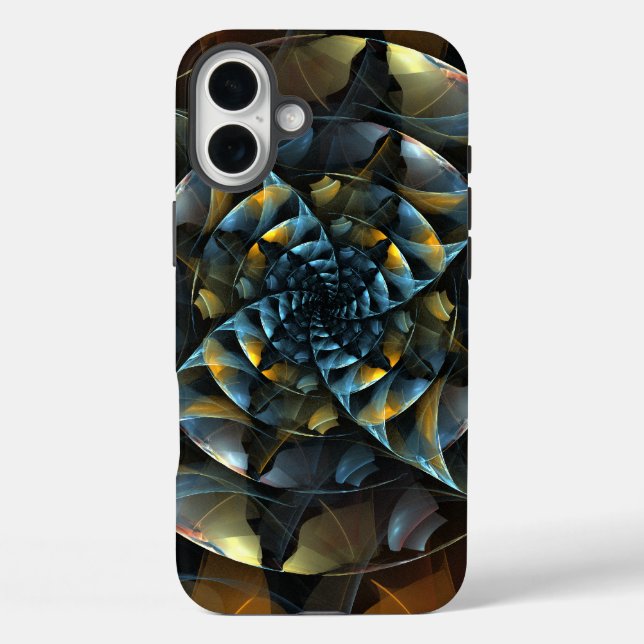 Funda iPhone 16 Plus PinWheeler Abstract Art (Reverso )