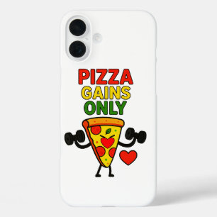 Funda iPhone 16 Plus Pizza Gana Solamente - Gracioso Gimnasio Pizza Lov